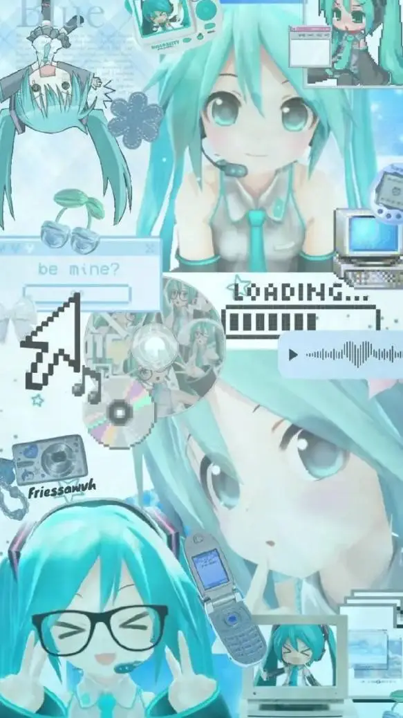 ai character: Miku background