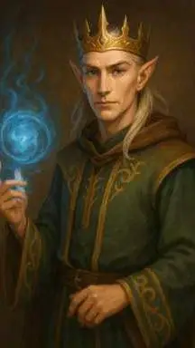 ai character: Król Franek  background