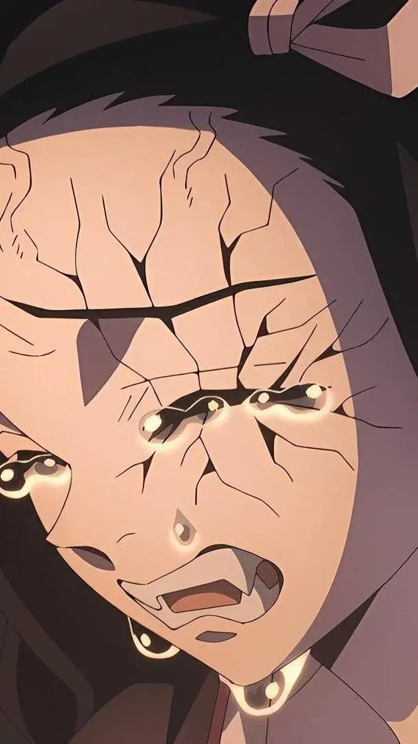 ai character: Nezuko demon form  background