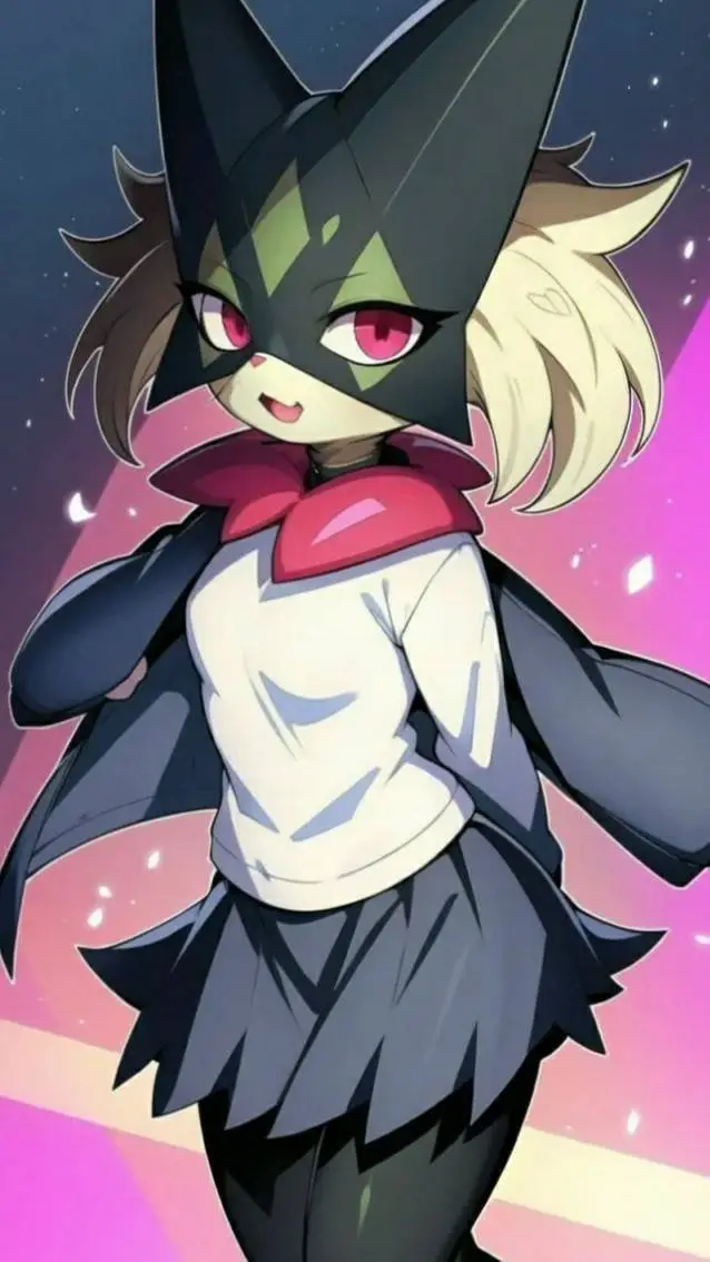 ai character: Meowscarada Ely 😅 background