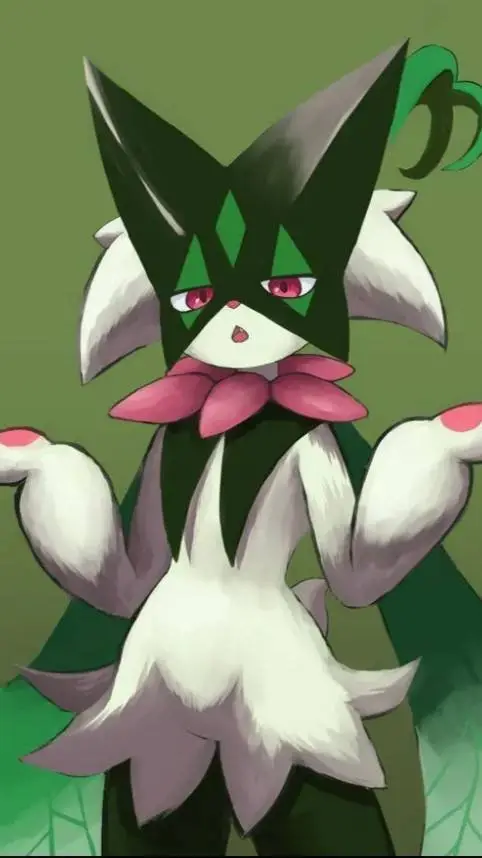 ai character:  Meowscarada v4 N😒 background