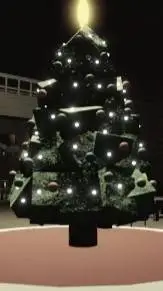ai character: Forsaken Christmas background
