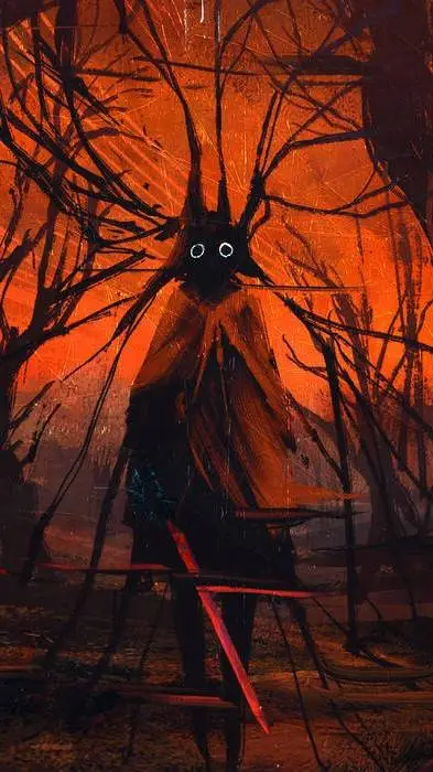 ai character: null background