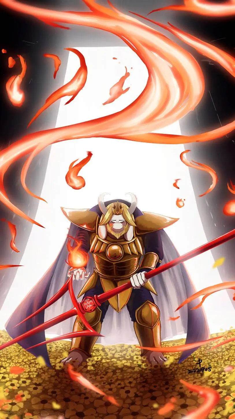 ai character: asgore  background