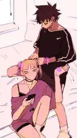ai character: dabi x toga background