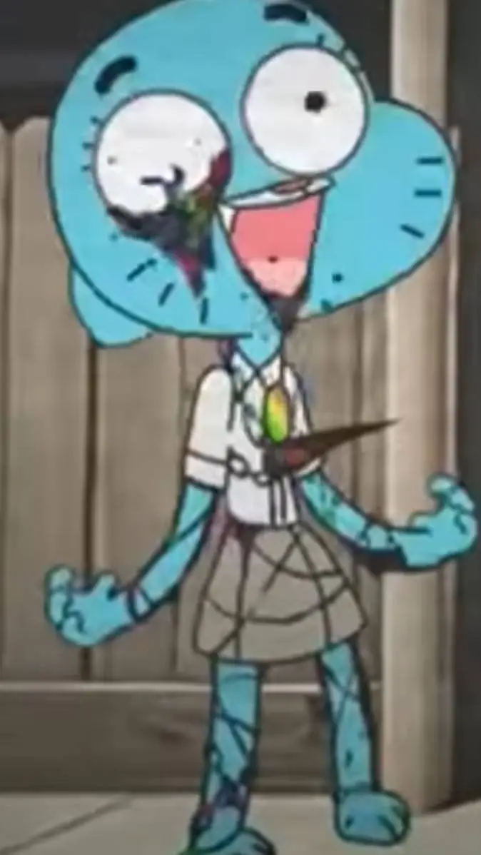 ai character: corrupted Nicole  background