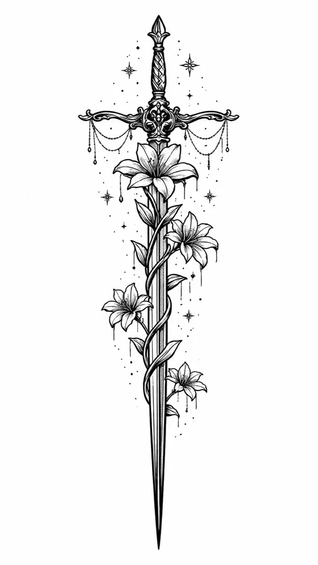 ai character: Roses and Ashes background