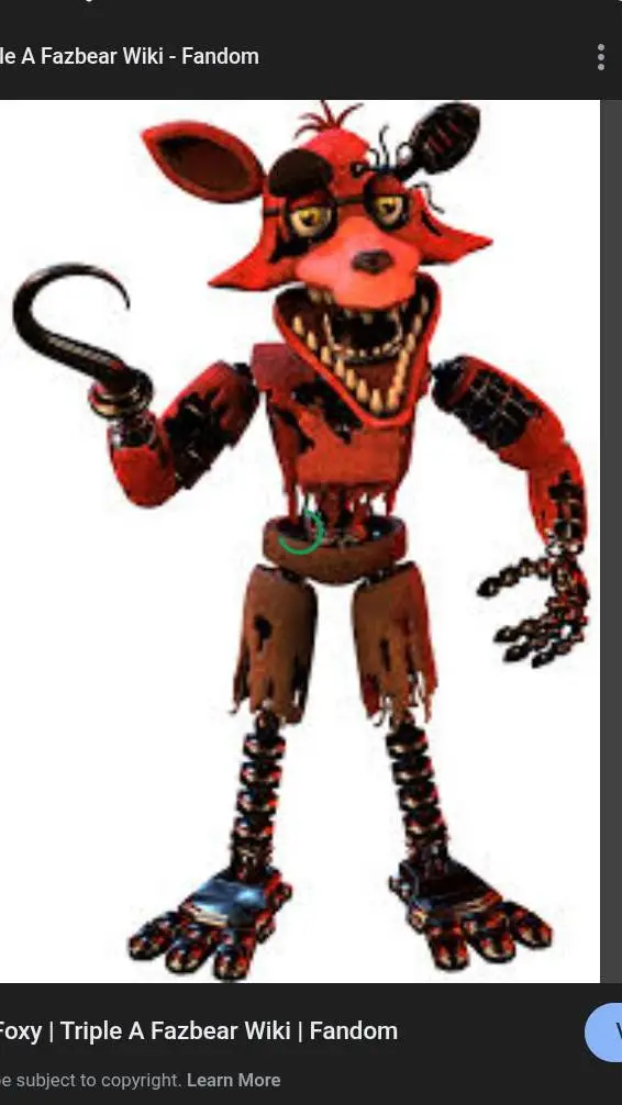 ai character: water foxy background