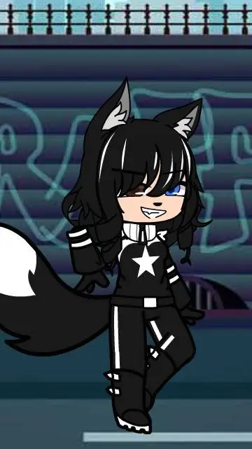 ai character: Monica(My bs oc) background