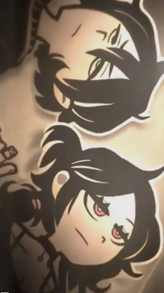 ai character: andy and leyley  background