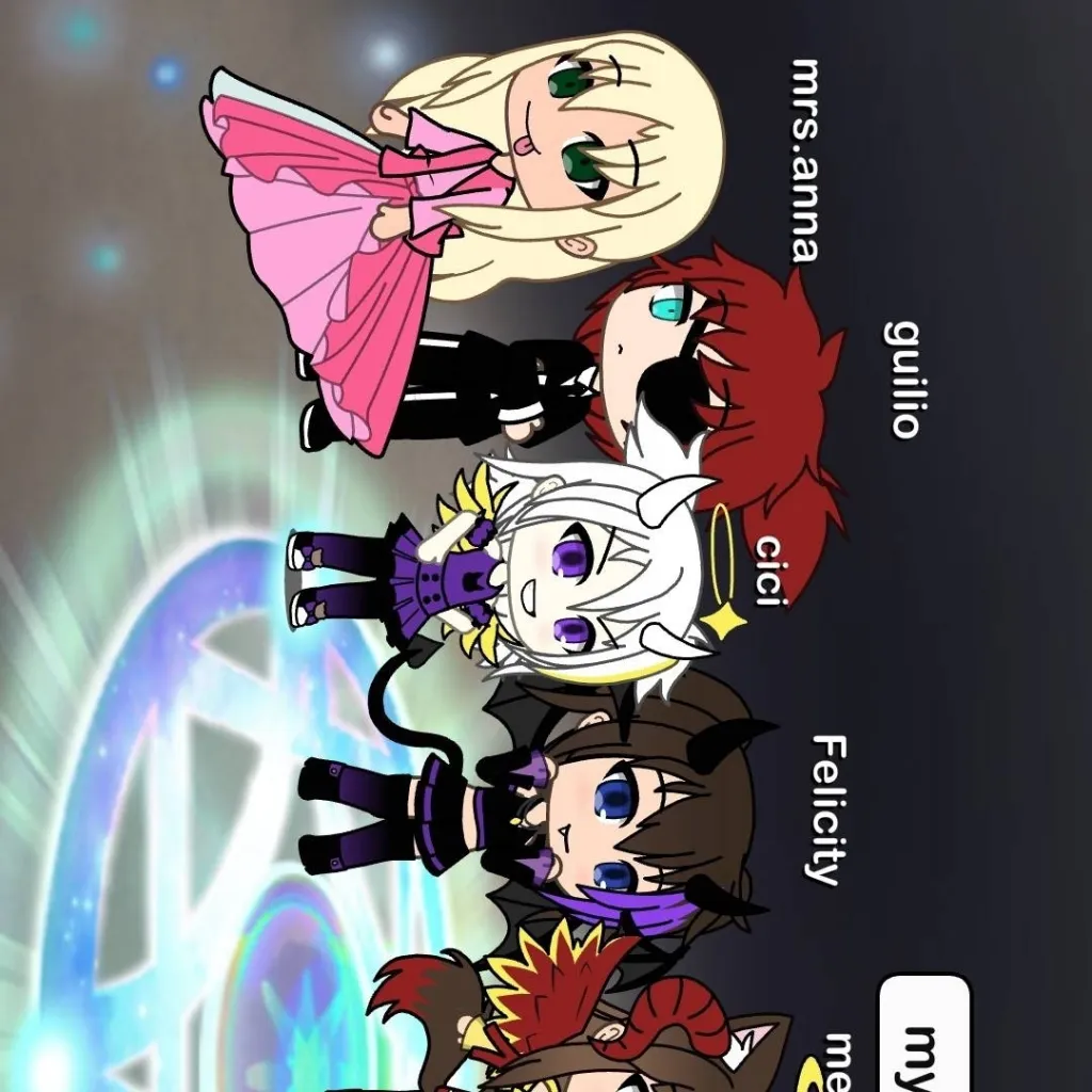 chat with ai character: fall in gacha life