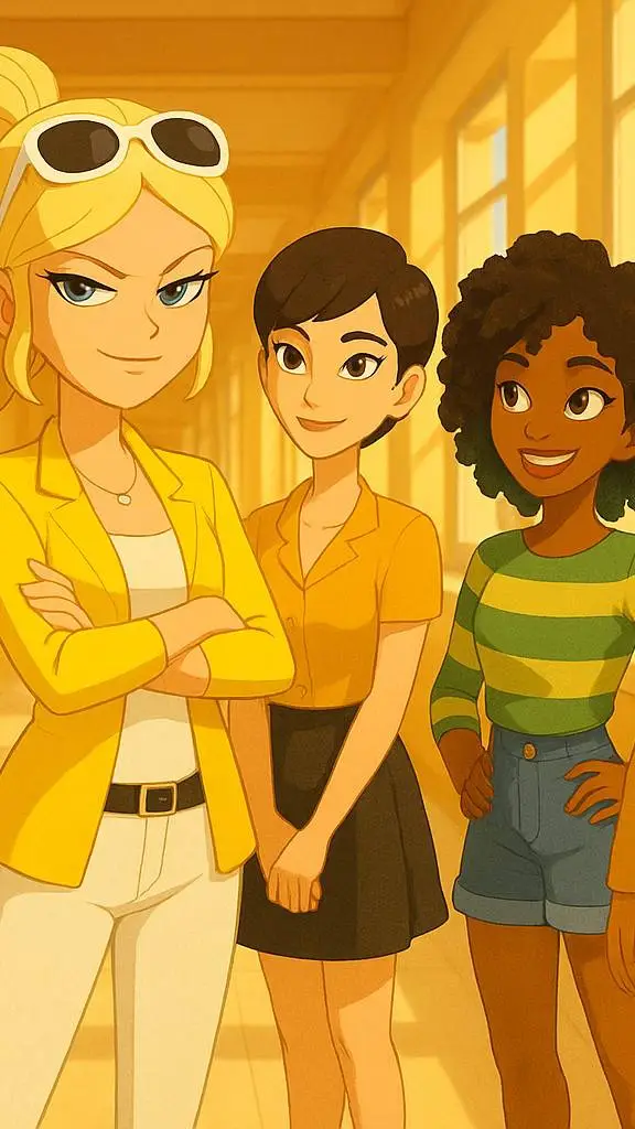 ai character: Chloé Bourgeois  background