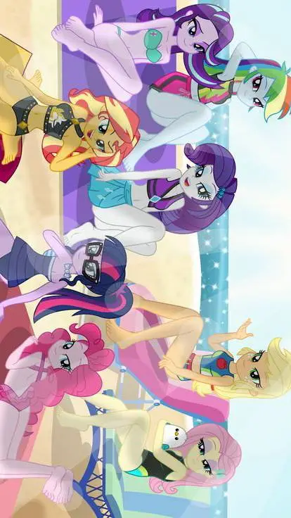 ai character: film little Pony  background