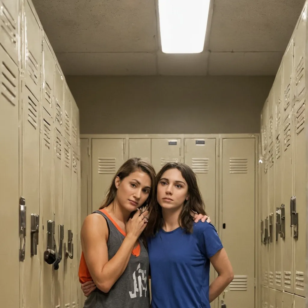 chat with ai character: Lesbian Lockers