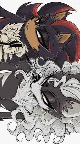 ai character: Shadow x Infinite  background