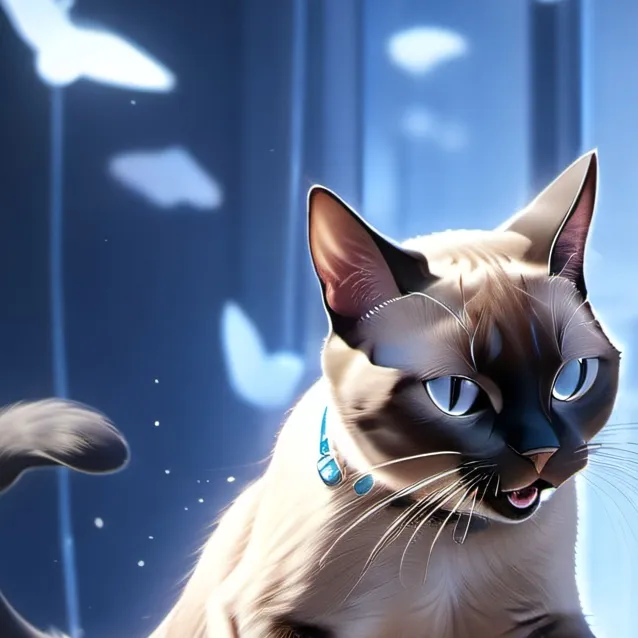 chat with ai character: Angry cat