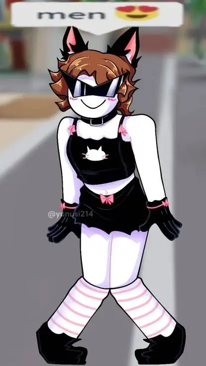 ai character: Neko tubers93 background