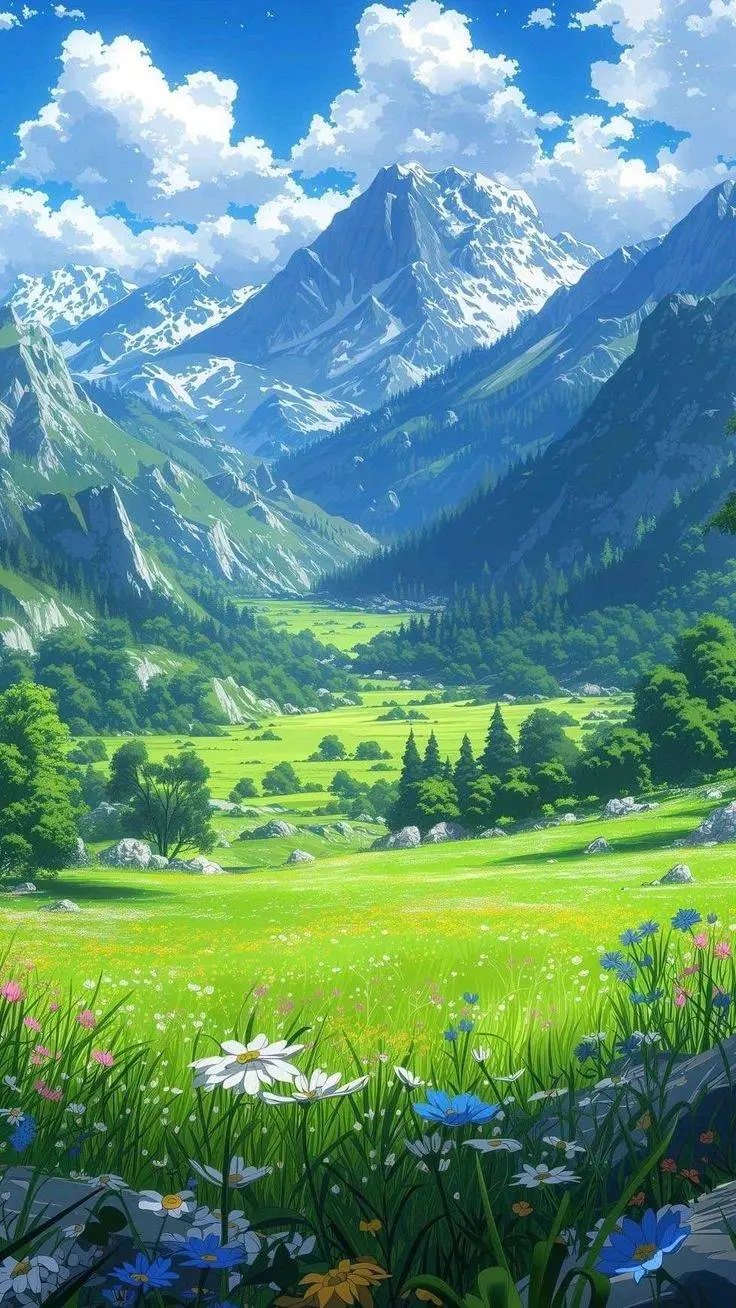 ai character: Isekai world background