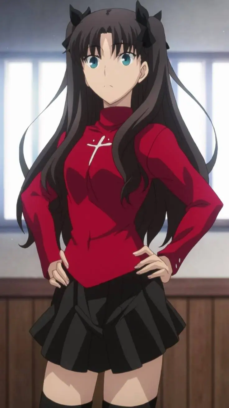 ai character: Rin Tohsaka background