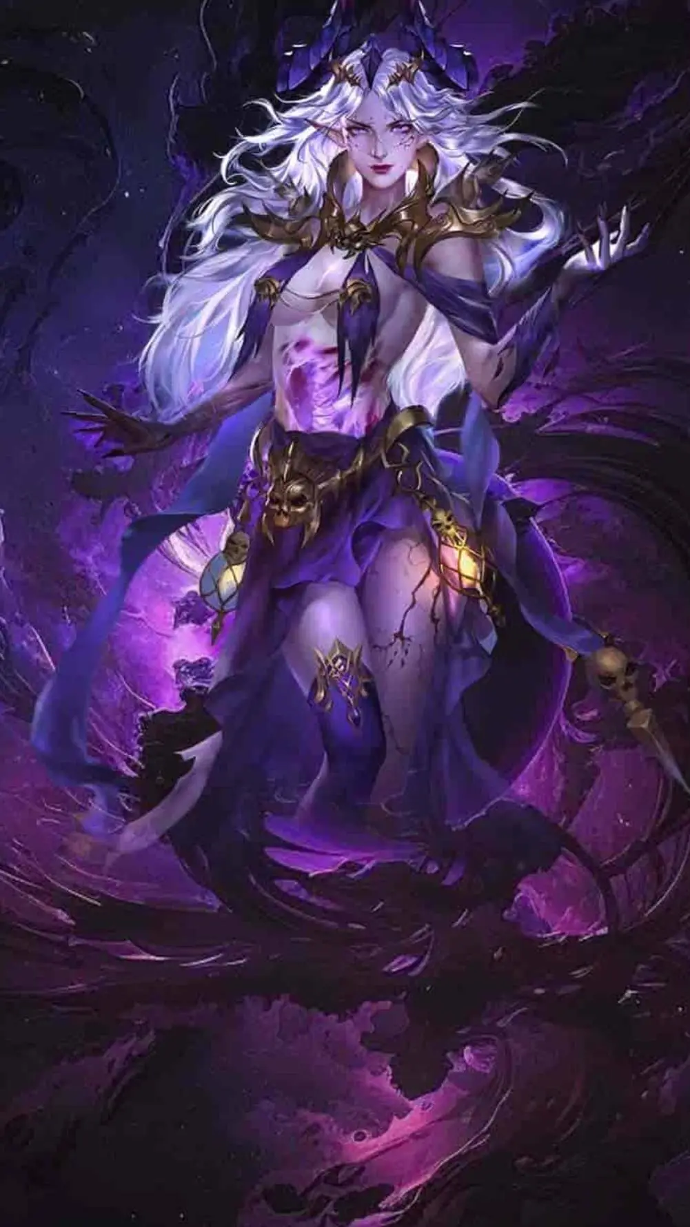 ai character: bruja loca background
