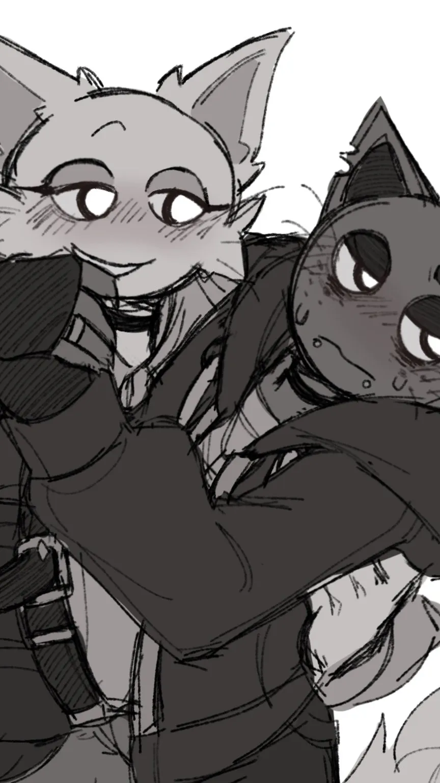 ai character: Sprunki gray wenda background