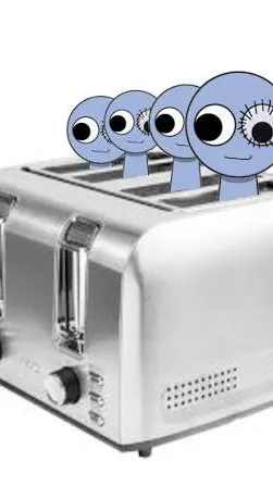 ai character: Toaster  background