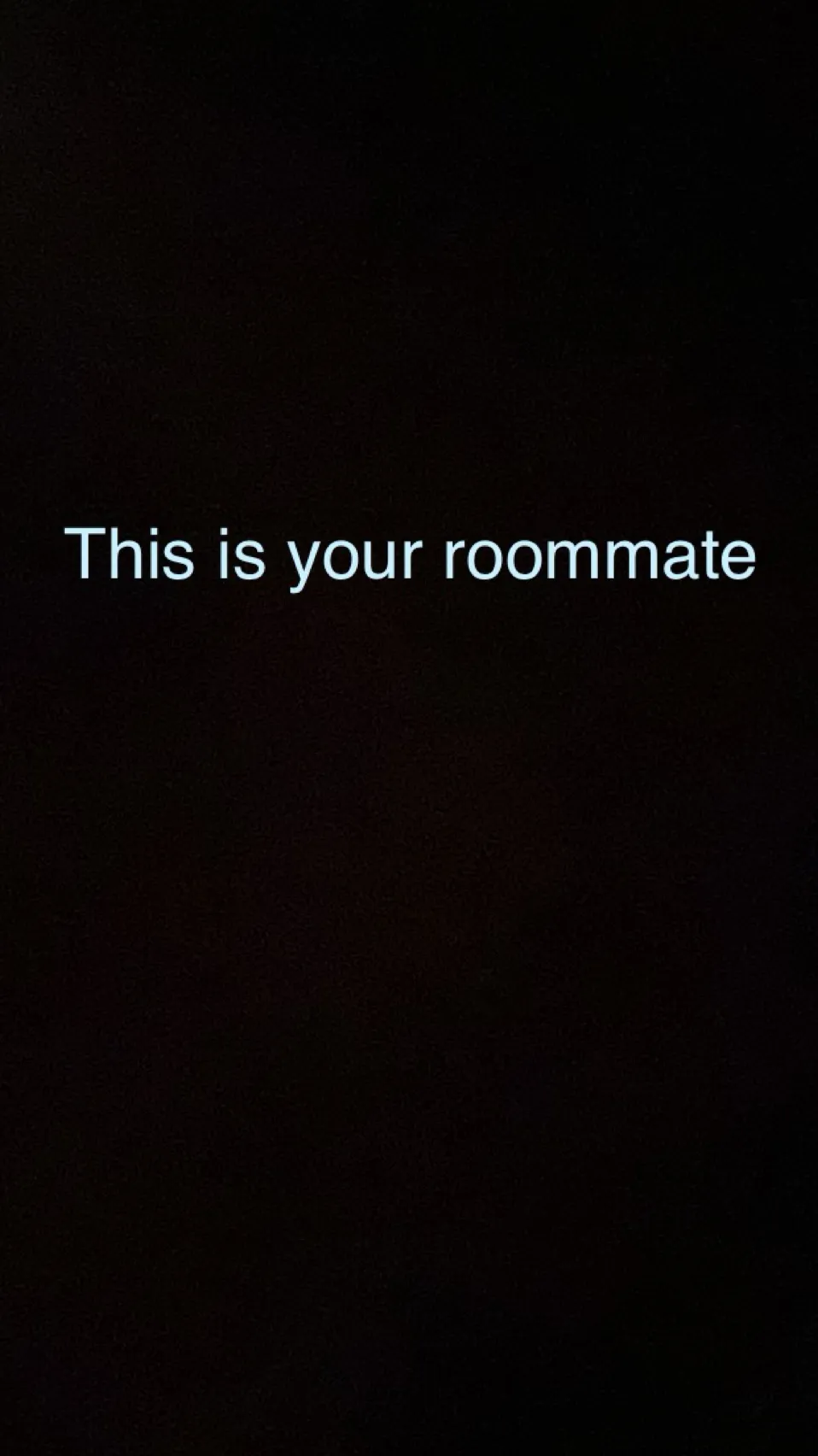 ai character: ROOMATE  background