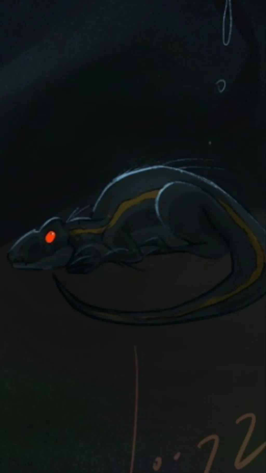 ai character: Indoraptor  background