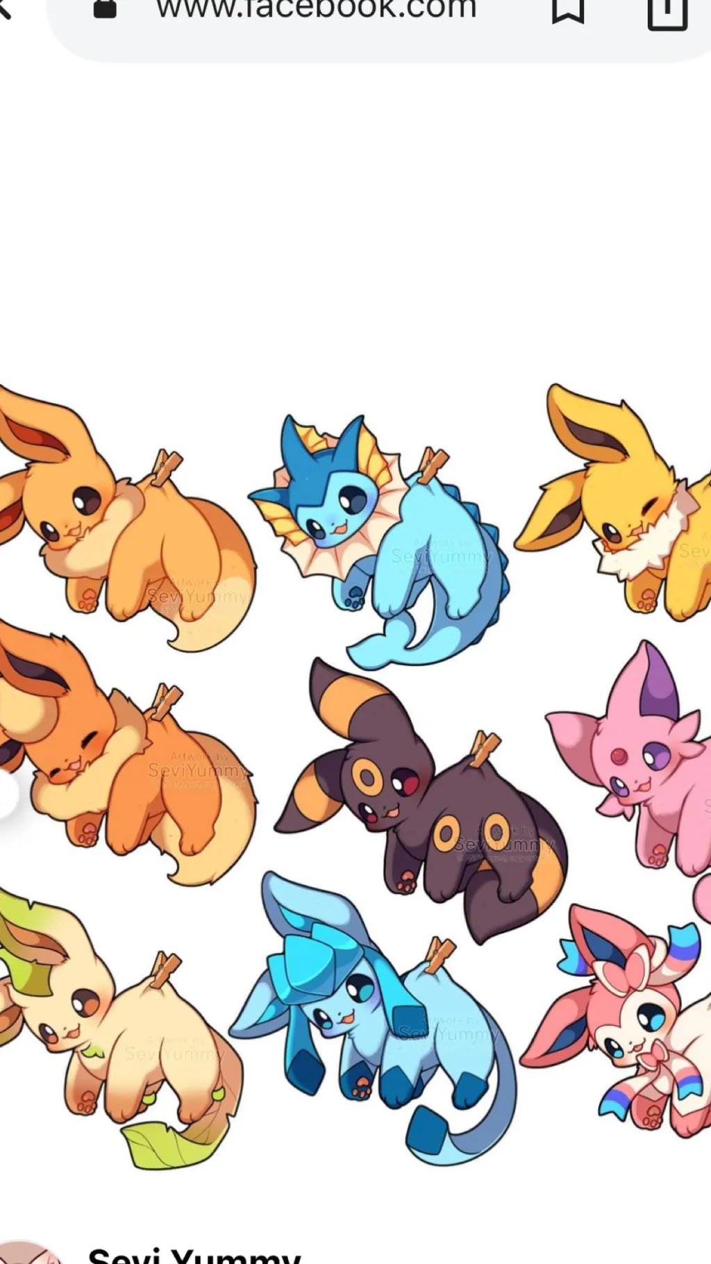 ai character: Eevee background