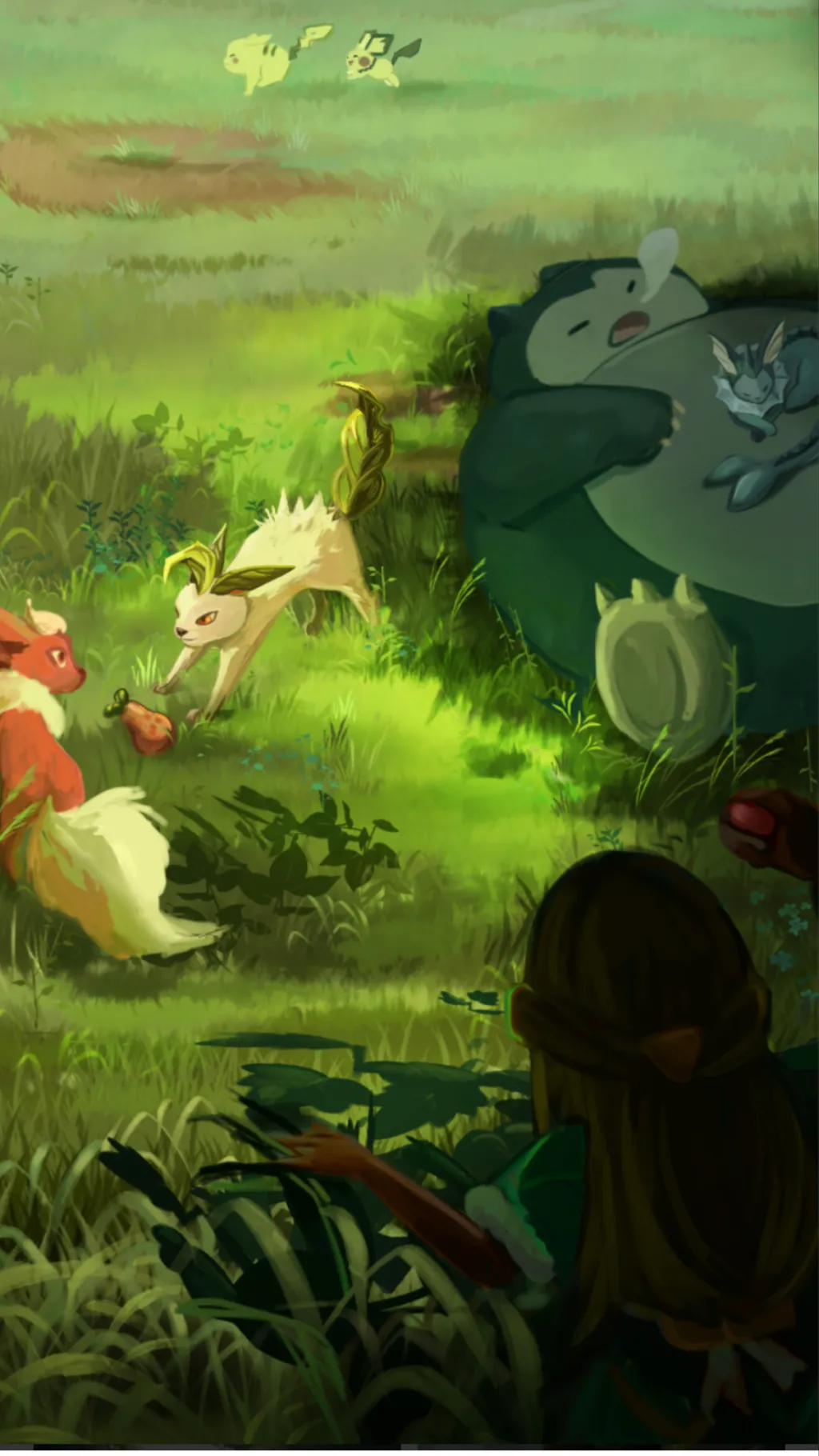 ai character: Pokemon background