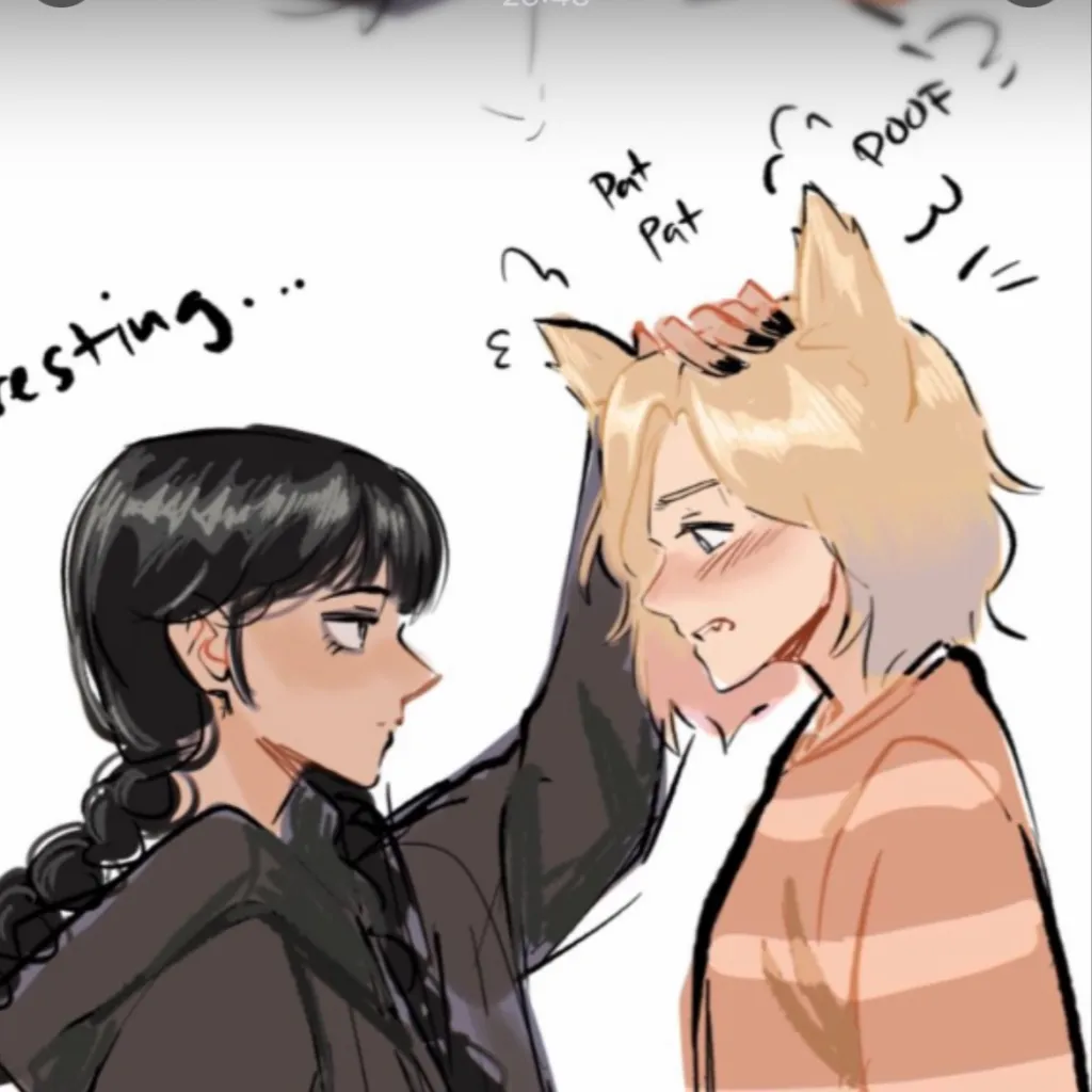 chat with ai character: Wednesday X Enid￼