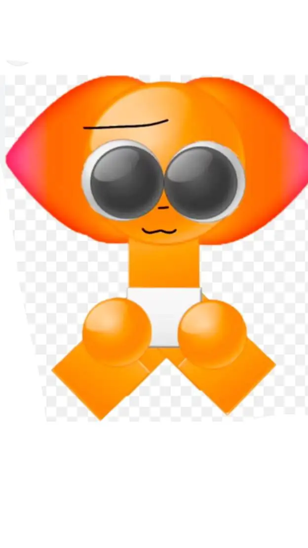 ai character: emoji baby cat background