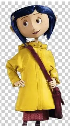 ai character: Coraline background