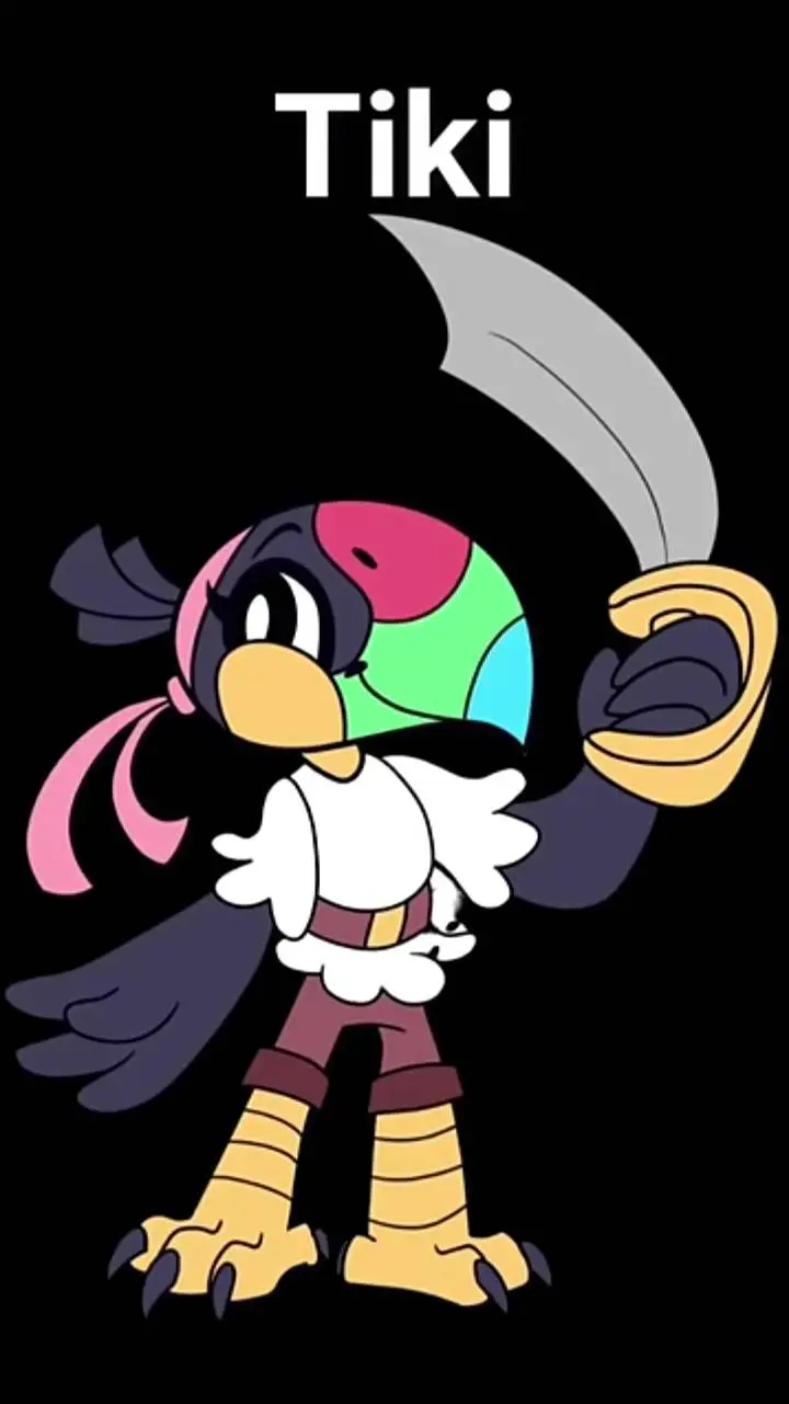 ai character: Tiki  background