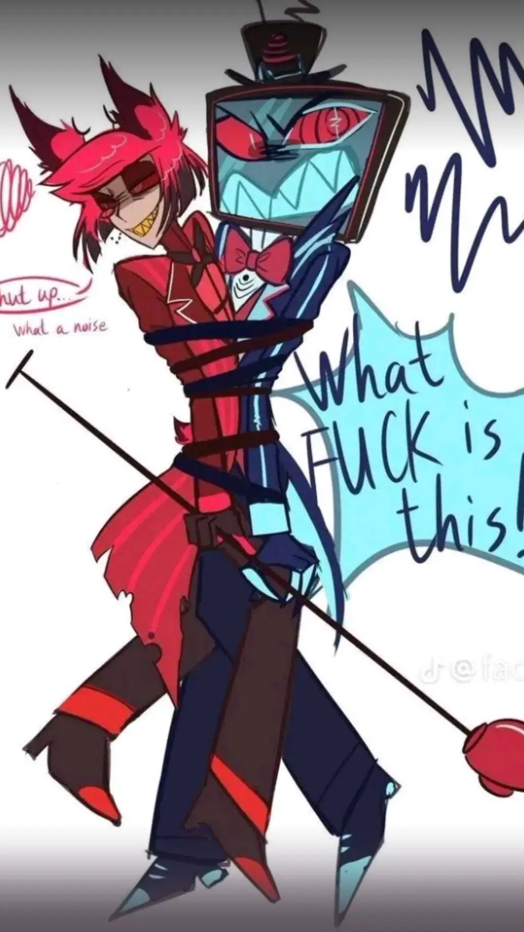 ai character: Vox n Al kidnapped background