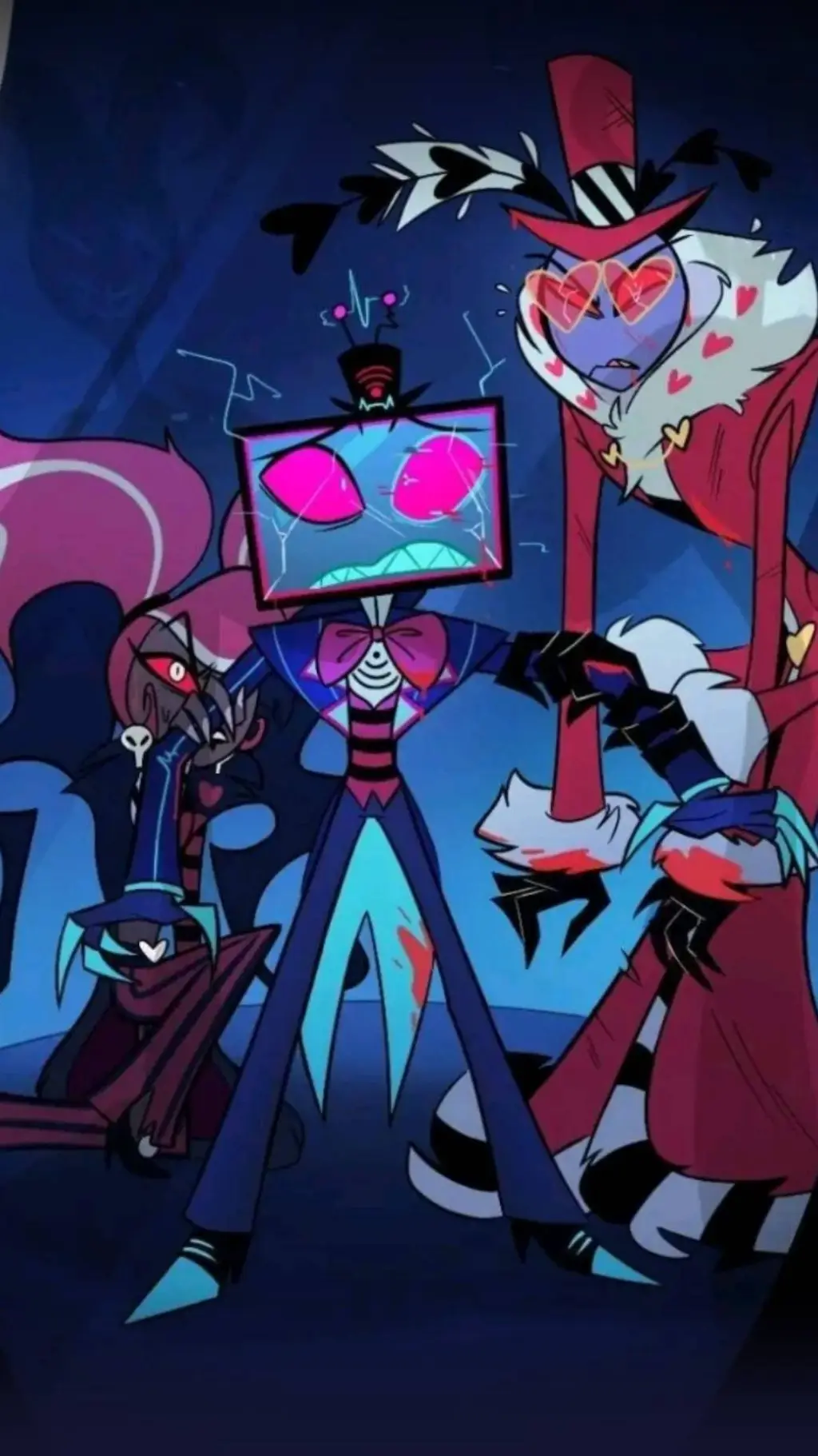 ai character: U own da Vees background