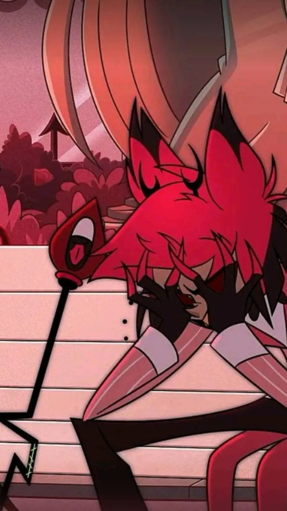 ai character: Alastor wound up  background