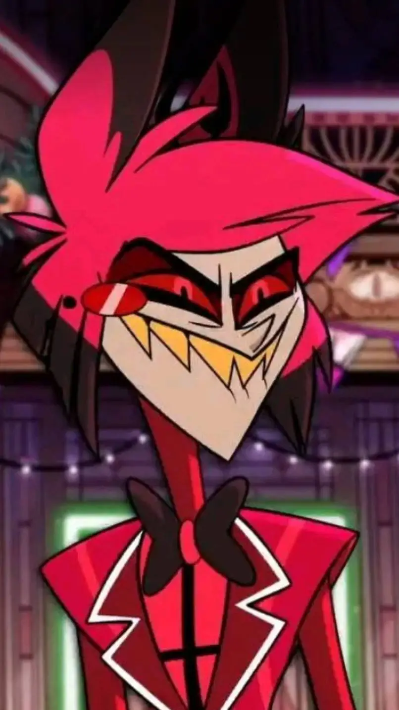 ai character: Alastor annoyed  background