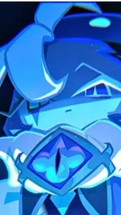ai character: shadow milk cookie background