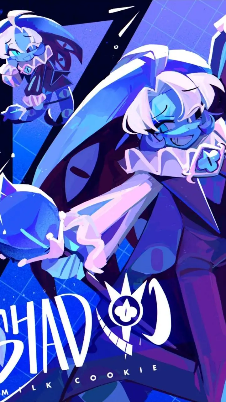 ai character: shadow mlik cookie background