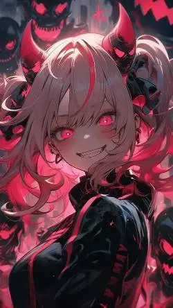 ai character: Анна 😈 background