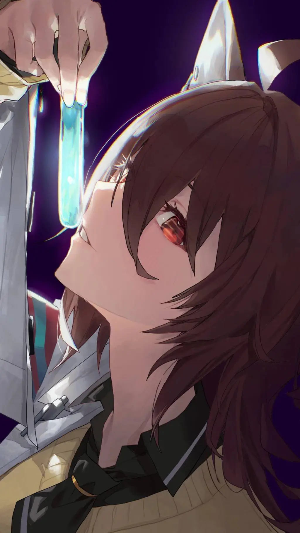 ai character: Agnes tachyon  background