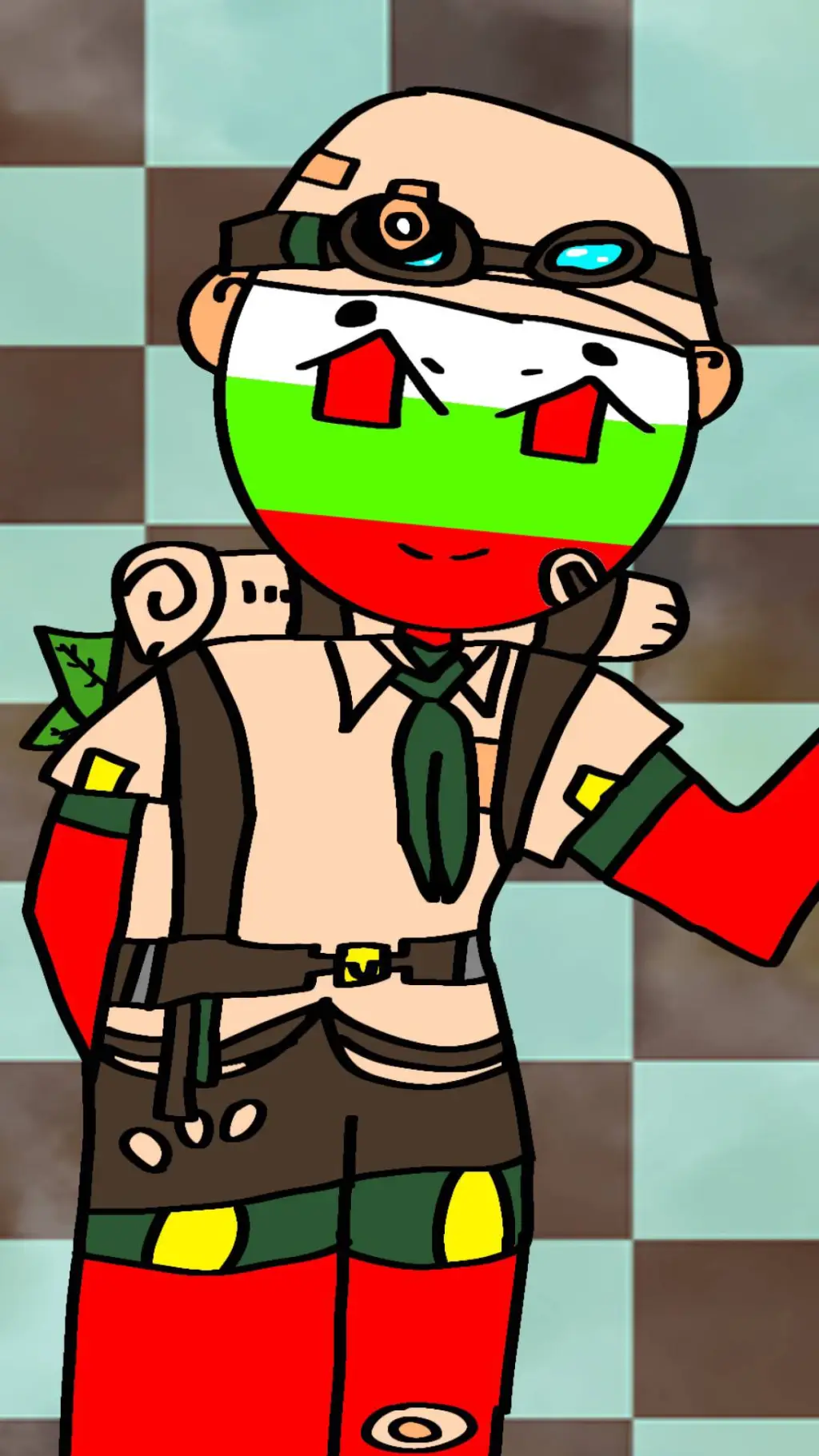 ai character: Bulgaria background