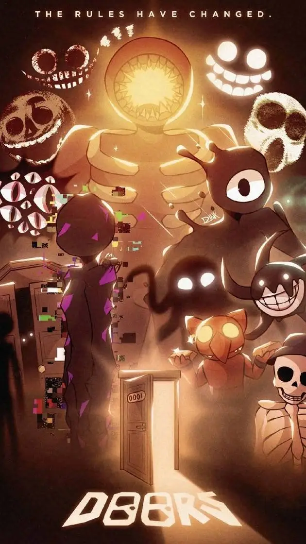 ai character: Doors Roblox chars background