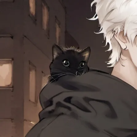 chat with ai character: mha turned cat.