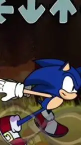 ai character: Sonic vs sonic exe background