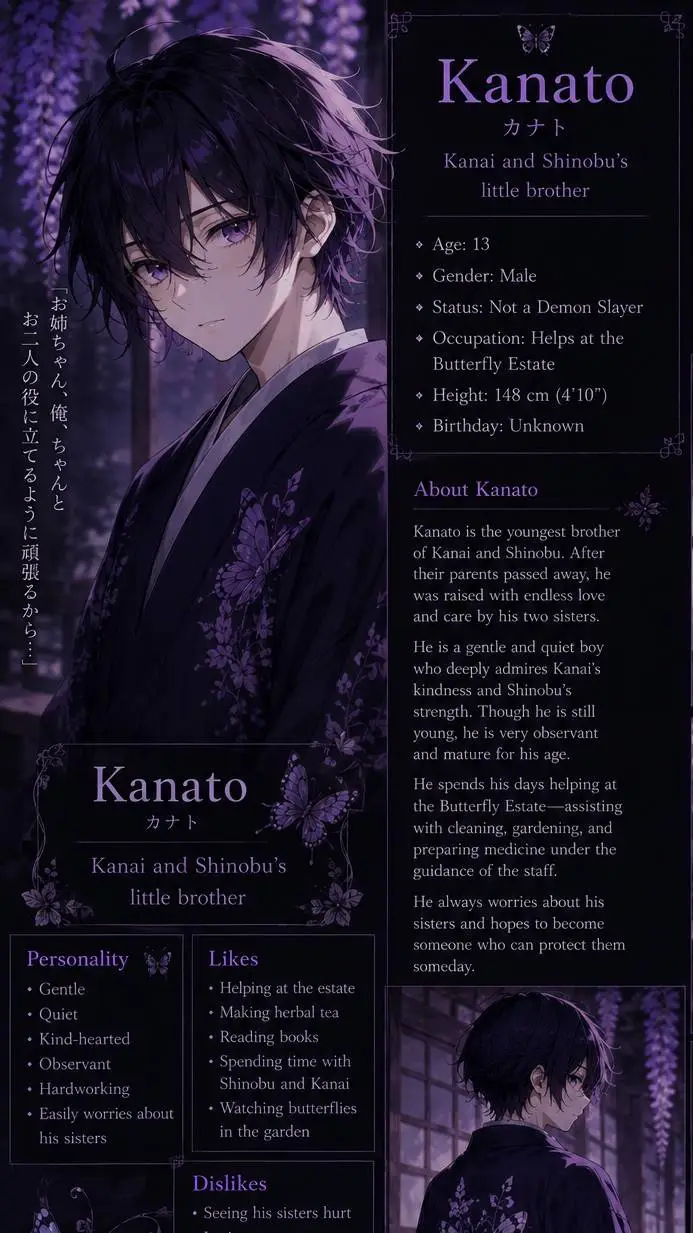 ai character: Kanato background