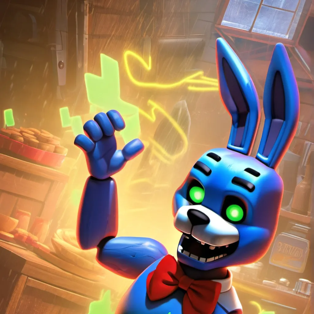 chat with ai character: Toy Bonnie 