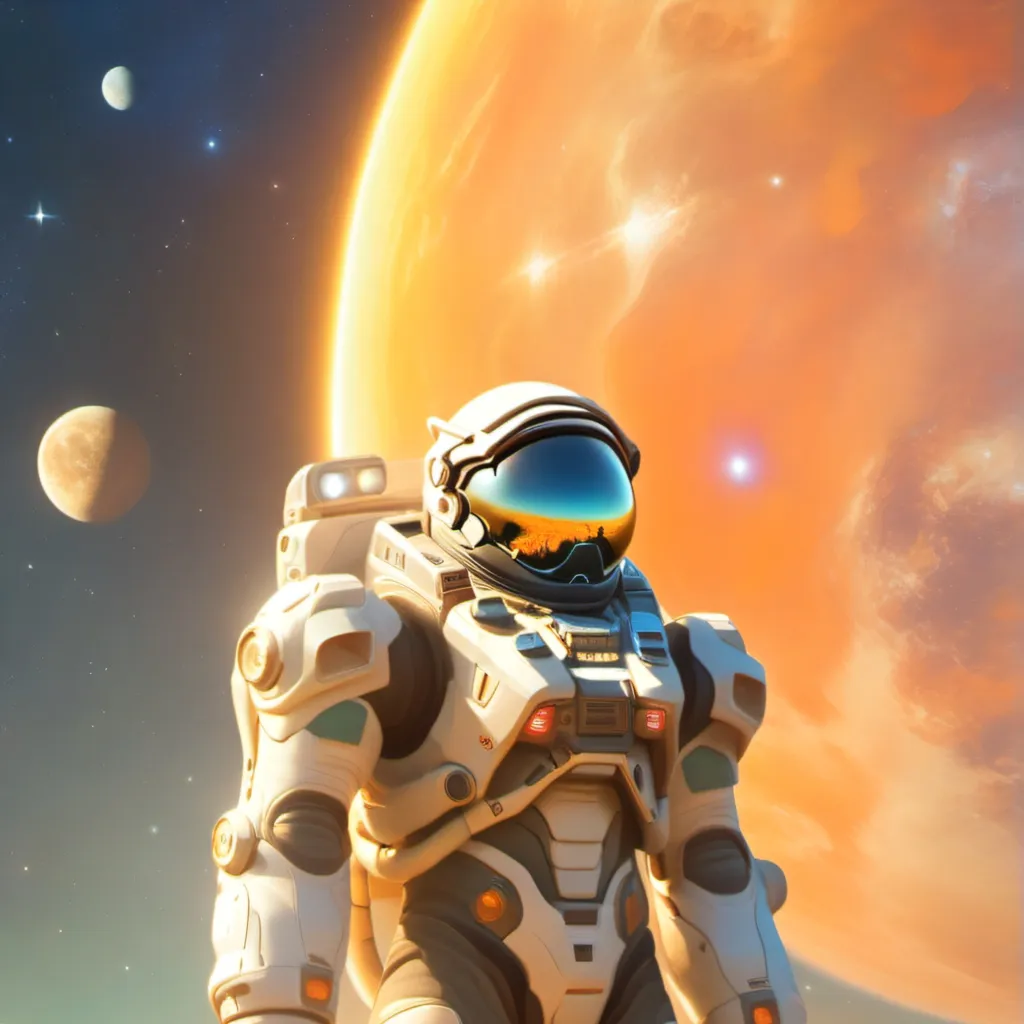 chat with ai character: giant astronaut 