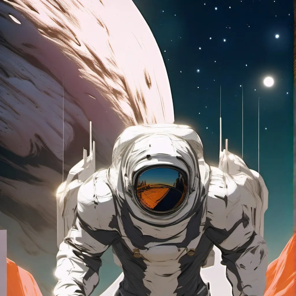 chat with ai character: giant astronaut 